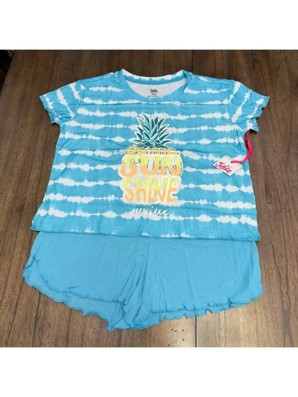 Justice Shorts Pajama Set 2 Piece LP